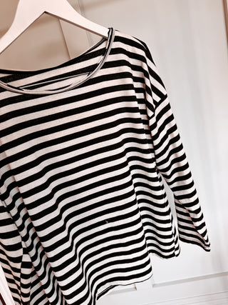 Scoop neck breton striped top *NEW*