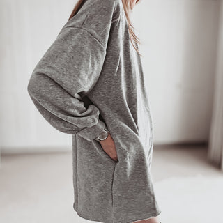 GREY Super slouchy boyfriend sweatshirt *NEW*