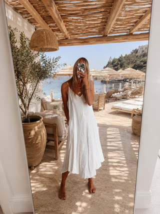 Crete VINTAGE WHITE dress *NEW*