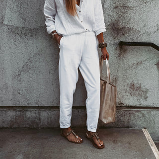 White college joggers *NEW*