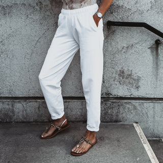 White college joggers *NEW*