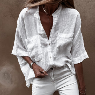 Tana linen white blouse *NEW*