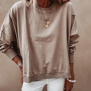Taupe Perugia super slouchy sweatshirt *NEW*
