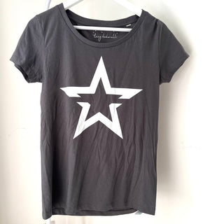 Star charcoal tee