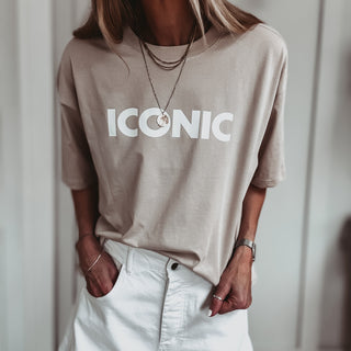 BEIGE ICONIC tee *NEW*