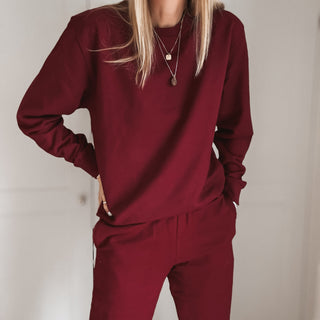 Burgundy College joggers *NEW*