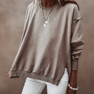 Taupe Perugia super slouchy sweatshirt *NEW*