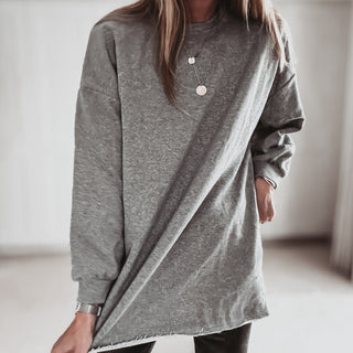 GREY Super slouchy boyfriend sweatshirt *NEW*