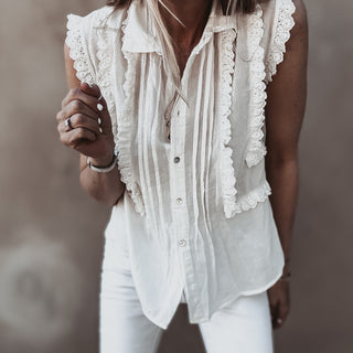 Riad ruffle blouse  *NEW*