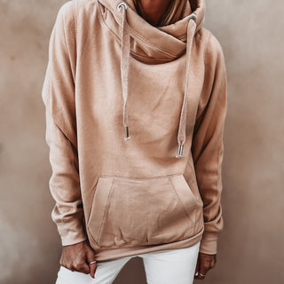 COLLEGE tan Hoody