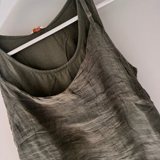 Khaki double layered vest top *NEW*