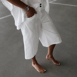 White Bermuda shorts *NEW*