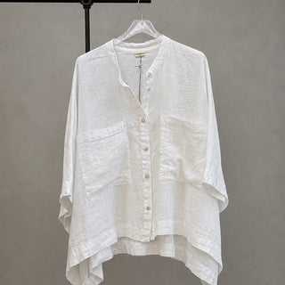 Amalfi linen white blouse *NEW*