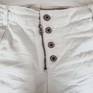 White Milos jean joggers *new*