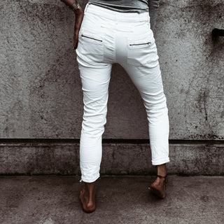 White Milos jean joggers *new*