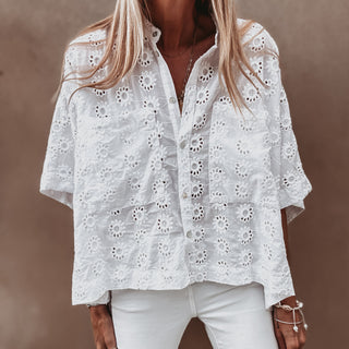 Pompani Broderie floaty Blouse *NEW*
