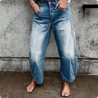 Blue Boston barrel jeans *NEW*