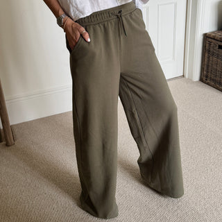 Mia khaki wide leg joggers *NEW*