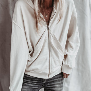 Slouchy Cream hoody  *NEW*