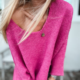 Milano PINK V NECK jumper