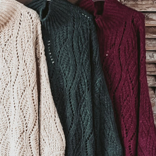 SAID BURGUNDY vintage knit *NEW*