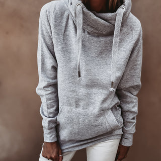 Light heather crossover grey college hoody *NEW*