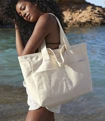 Large off white cargo beach & shopper bag *NEW*