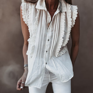 Riad ruffle blouse  *NEW*