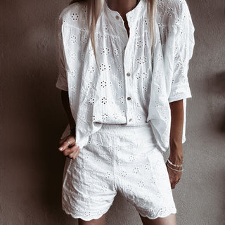 Pompano Broderie Blouse *NEW*