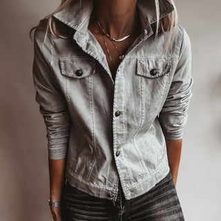 Billy washed grey jacket *NEW*