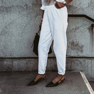 White college joggers *NEW*
