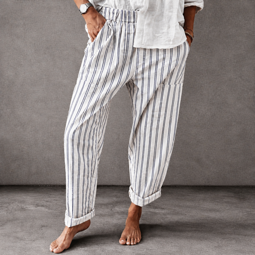 Vega Midnight Navy Stripe joggers *NEW*
