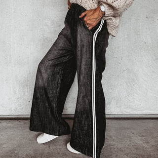 Stripe jean joggers *NEW*