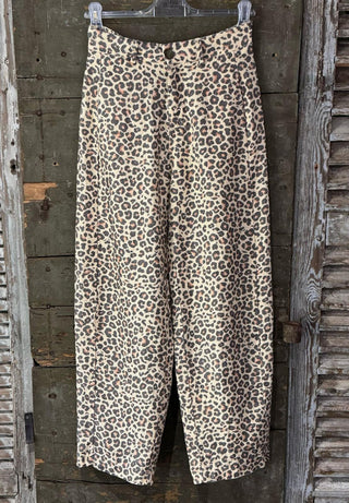 Linen Leopard chinos *NEW*