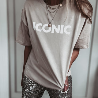 BEIGE ICONIC tee *NEW*