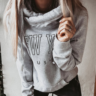 COLLEGE grey  NEW YORK Hoody