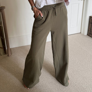 Mia khaki wide leg joggers *NEW*