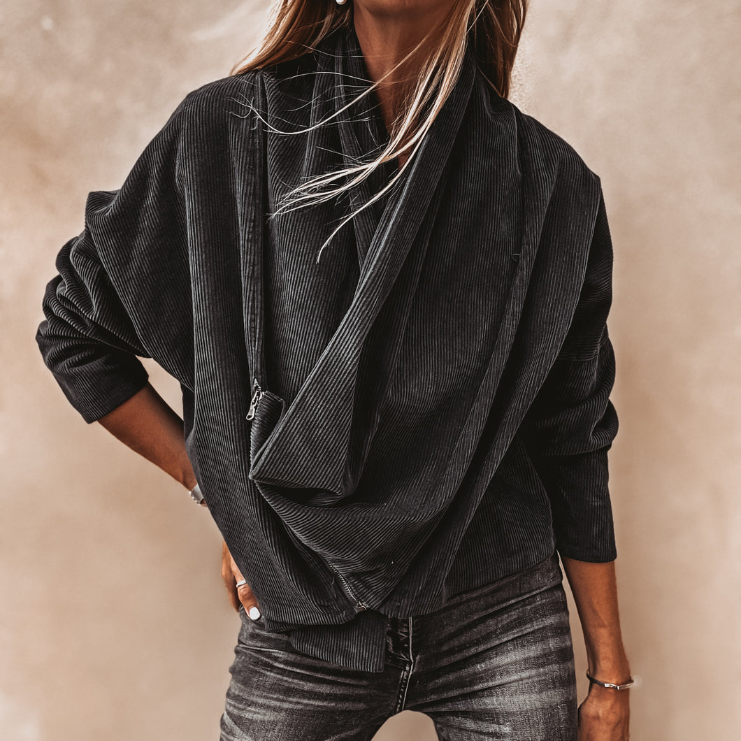 CHARCOAL GREY cord jacket *NEW*