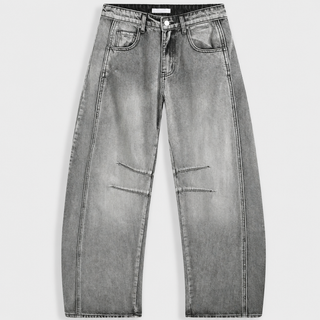 Billie stone washed grey barrel jeans *NEW*