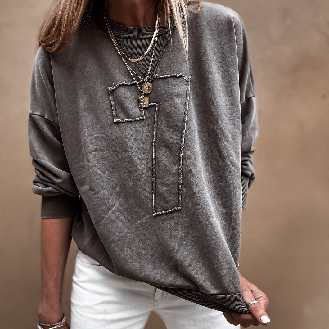 Vintage grey 7 sweatshirt *PRE-ORDER*