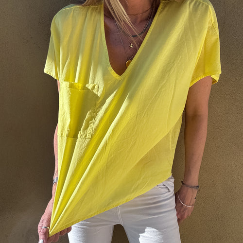 Sicilian lemon yellow slouchy tee *NEW*