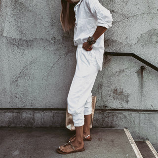 White college joggers *NEW*