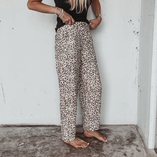 Linen Leopard chinos *NEW*
