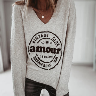 Amour V neck knit *NEW*