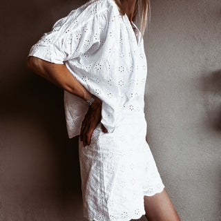 Pompano Broderie Blouse *NEW*