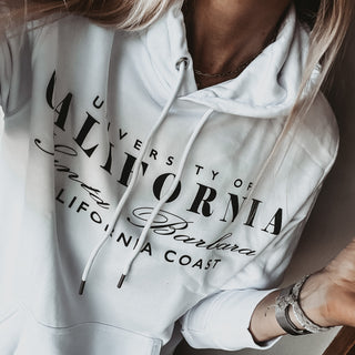 California white hoody *size Uk 12-14*