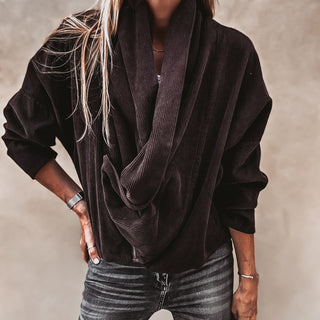 Chocolate brown cord jacket *NEW*