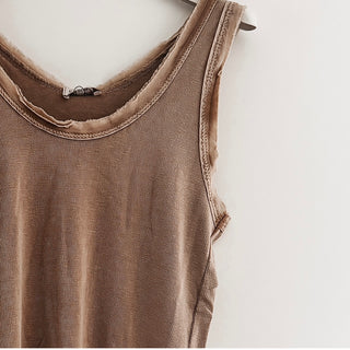 IBIZA TOWN tank top WASHED BEIGE *NEW*