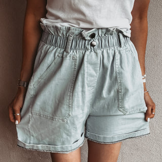 Poppy paperbag shorts DENIM BLUE *NEW*