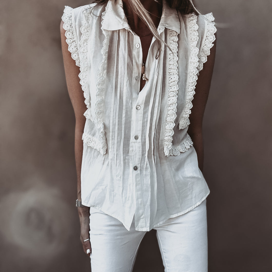 Riad ruffle blouse  *NEW*